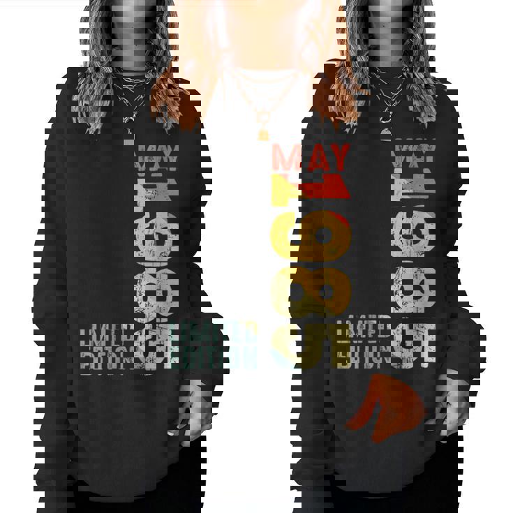Mes Mayo 1985 Año 1985 Retro 1985Intage 1985 Desde 1985 Cuello Sudadera Mujer