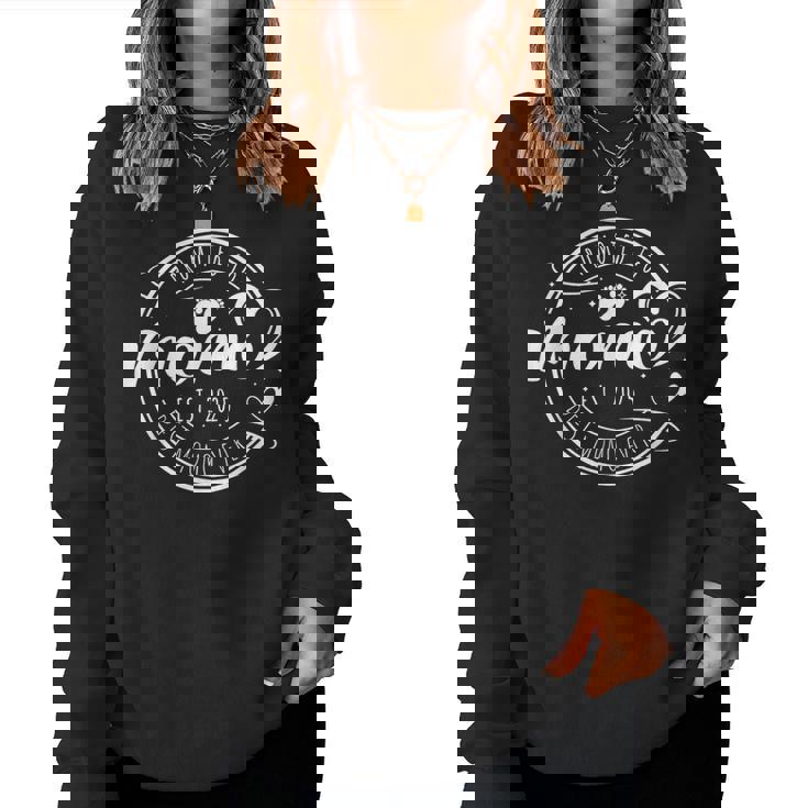 Momo Est 2025Oon To Be Momo 母の日 レディーススウェットシャツ