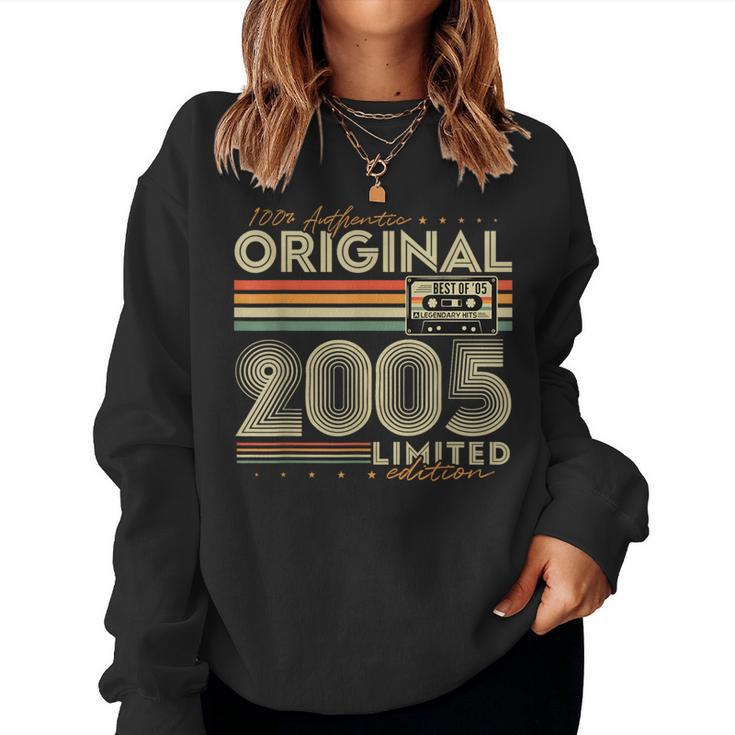 Original 2005Intage Regalo 20º Cumpleaños Hombre Sudadera Mujer