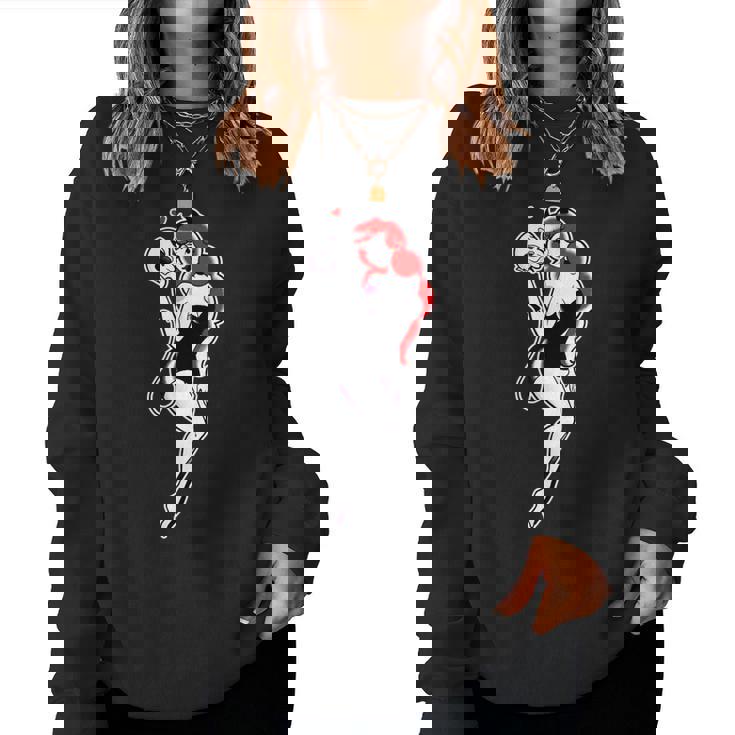 Pretty Girl Devil ピンナップガール トラディショナルフラッシュ レディーススウェットシャツ