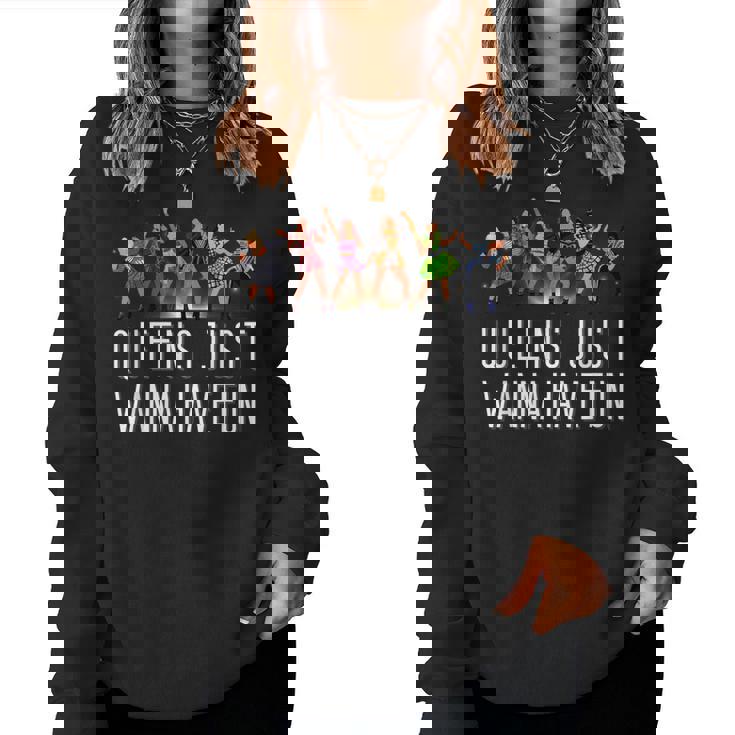 Six Queens Just Wanna Have Fun シアターミュージカル レディーススウェットシャツ