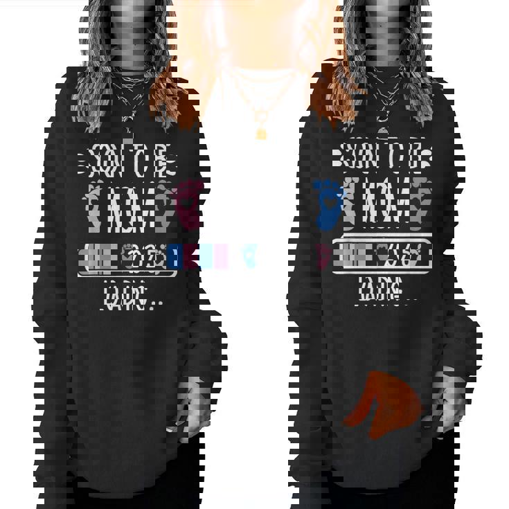 Soon To Be Mom 2025 妊娠中のお知らせ 2025 レディーススウェットシャツ