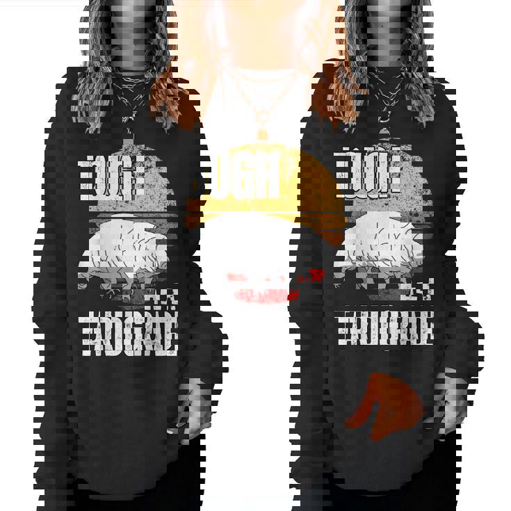 Tardigrade ウミグマ クマムシ 苔 生物学 レディーススウェットシャツ