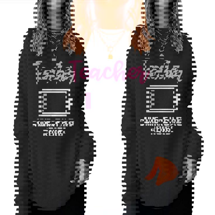 Teacherummer Recharge Required シャツ レディーススウェットシャツ