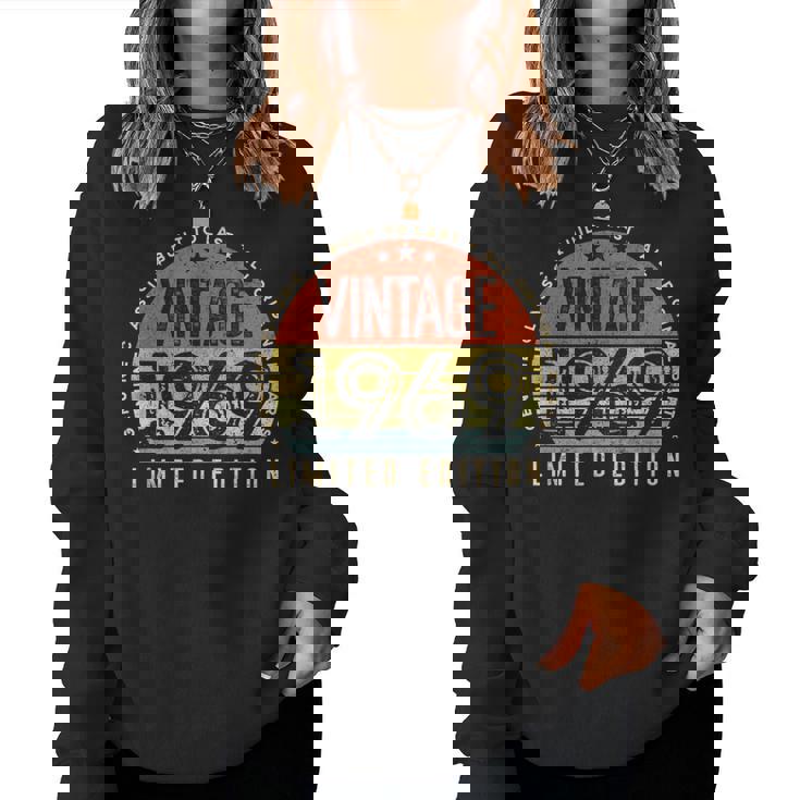 Vintage 1969 Edición Limitada Retro Hecho En 1969 Hombres Es Sudadera Mujer