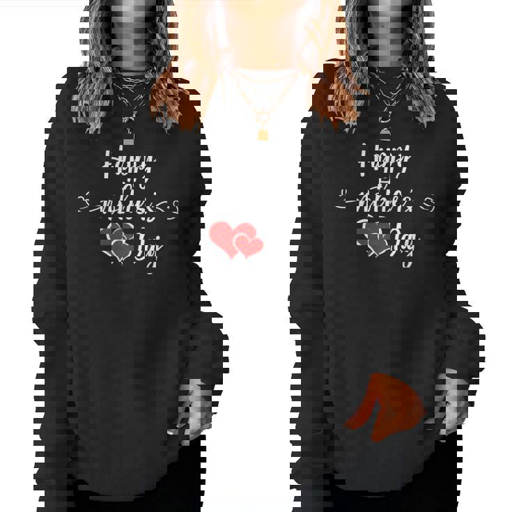 Wife And Mom Heart For Happy Mother Day Women Sweatshirt