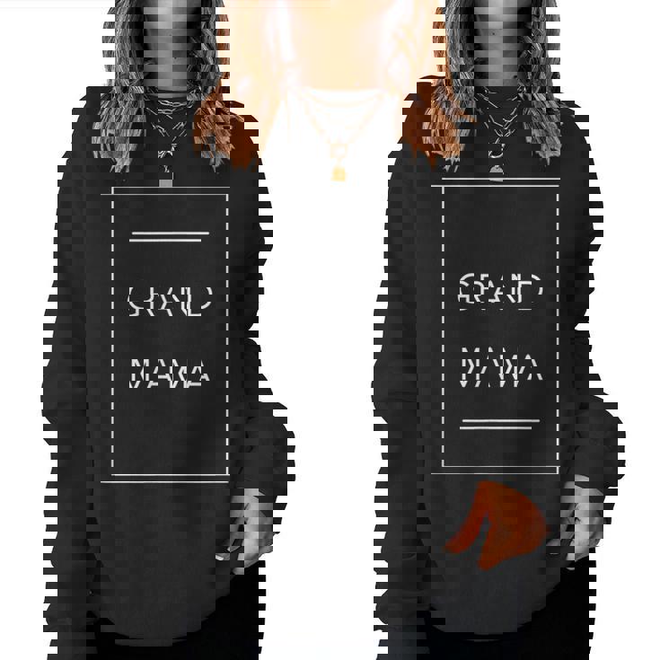 おばあちゃん、グランドママへのサプライズ妊娠発表ギフト レディーススウェットシャツ