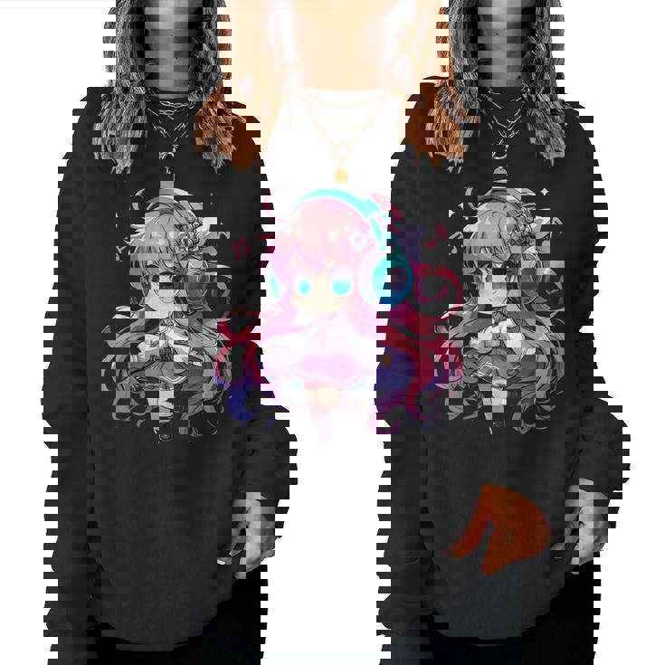 かわいい ちびアニメ 女の子 アニメ グッズ かわいい 日本の漫画ファン レディーススウェットシャツ