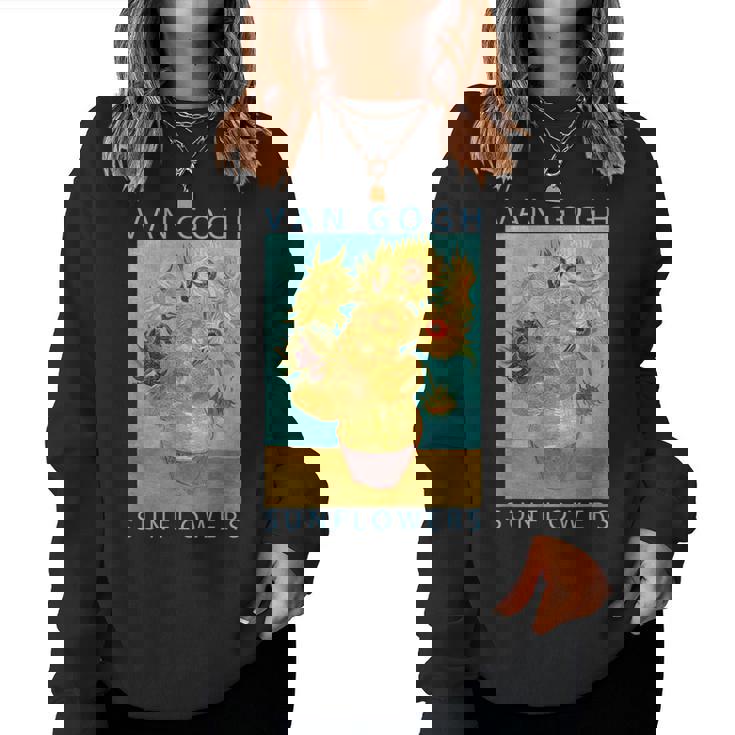 ゴッホ 面白いtシャツ ひまわり 名作 アート 花 印象派 絵画 メンズ レディース 服 美術 油彩画 レディーススウェットシャツ