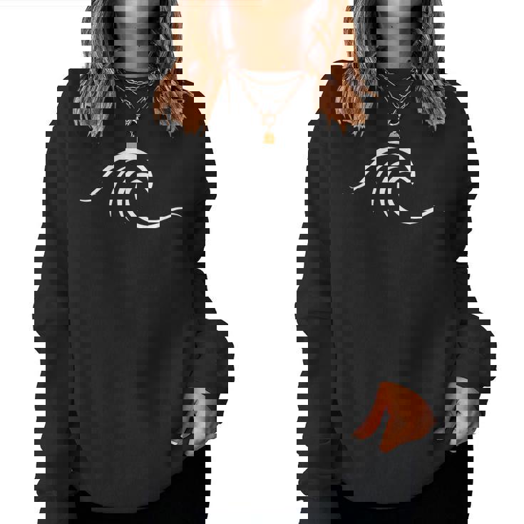 サーファーの波のサーファーの男の子の女の子のためのサーフ服 レディーススウェットシャツ