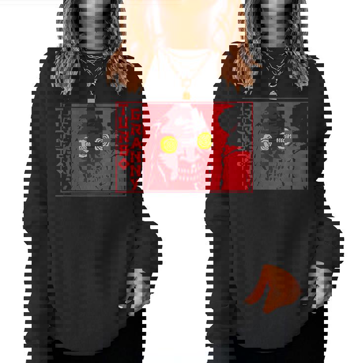 ターボおばあちゃん レディーススウェットシャツ