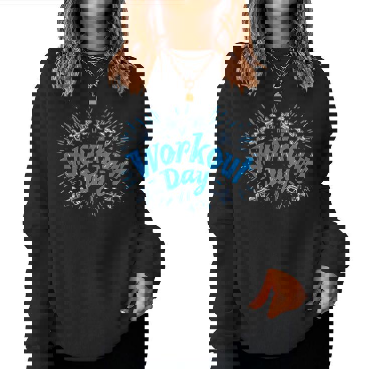 トレーニングエクササイズコスチューム ジム 男の子 女の子 レディーススウェットシャツ