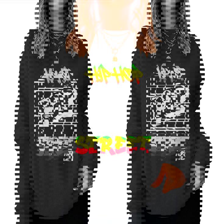 ヒップホップ ラップ ストリートライフ ダンス メラニン 黒人 男性 女性 キッズ レディーススウェットシャツ