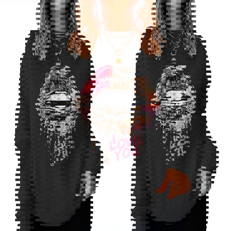 ヒョウ柄 チーター柄 アニマルリップ 花柄 セクシー ヒョウ柄 レディーススウェットシャツ