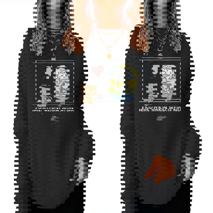 ミニオンズ ボブ&ティム Be Kind Think Kindtay Kind レディーススウェットシャツ