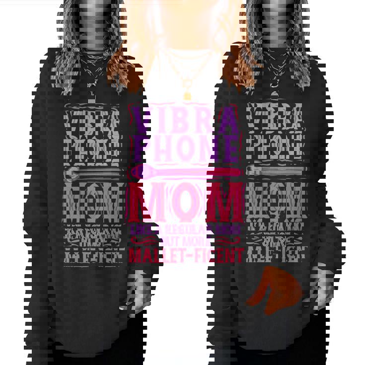 ヴィブラフォン マリンバibraphone Mom 長袖tシャツ レディーススウェットシャツ