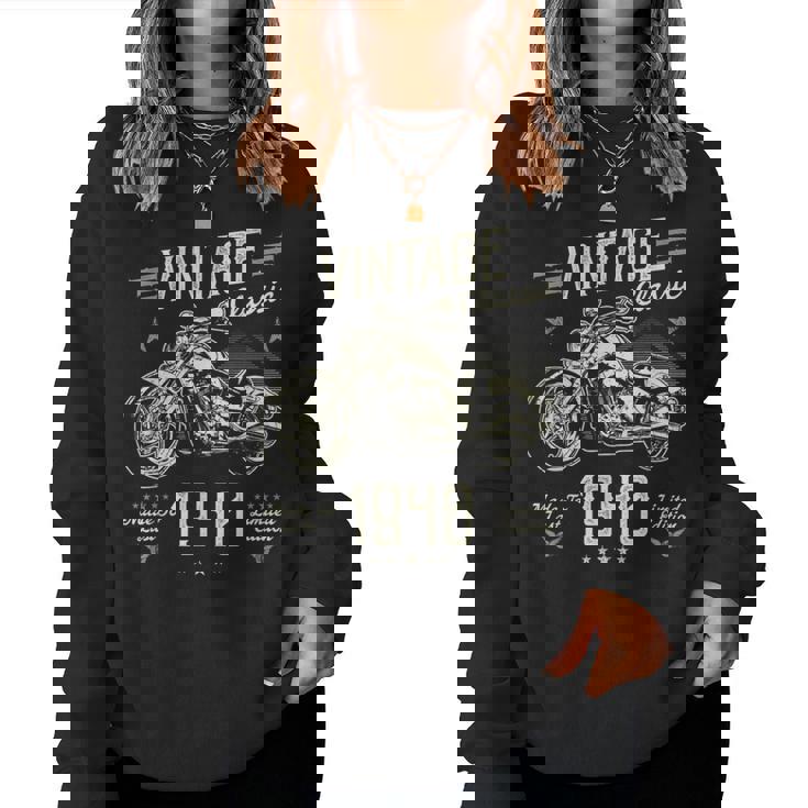 ヴィンテージ 1940 85 歳の誕生日プレゼント 男性 女性 85 歳 レディーススウェットシャツ