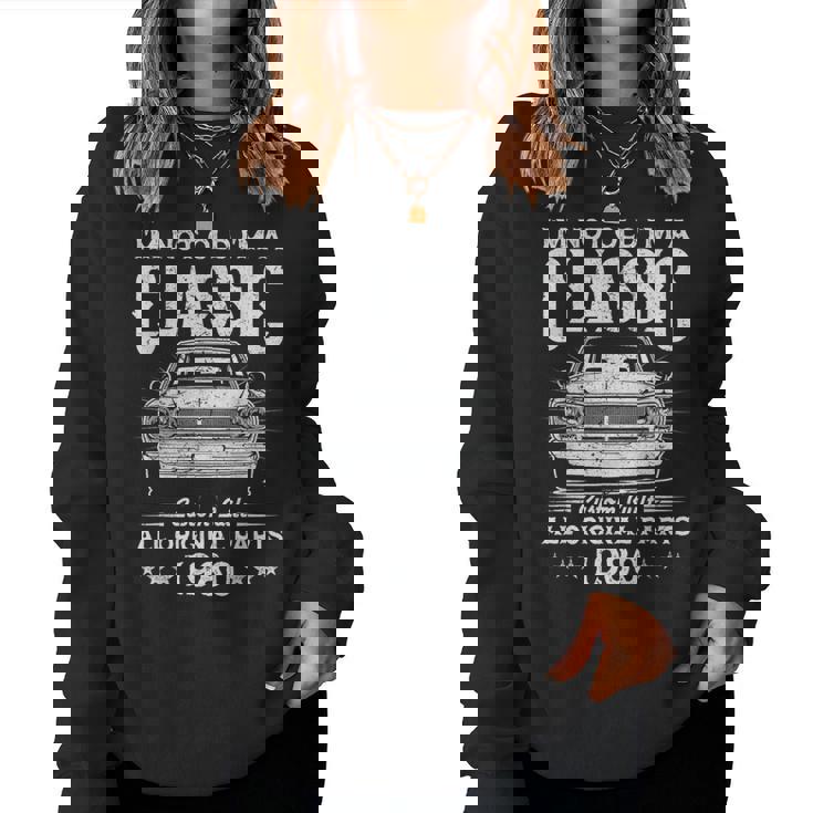 ヴィンテージ 1980 45 歳の誕生日プレゼント 男性 女性 45 歳 レディーススウェットシャツ