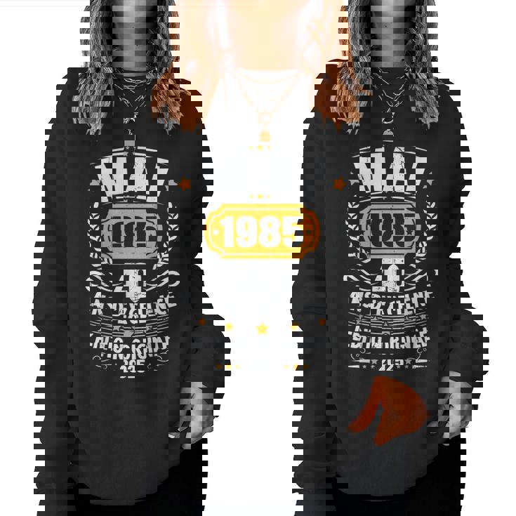 ヴィンテージ 1985年5月 40歳の誕生日プレゼント 男性 女性 レディーススウェットシャツ