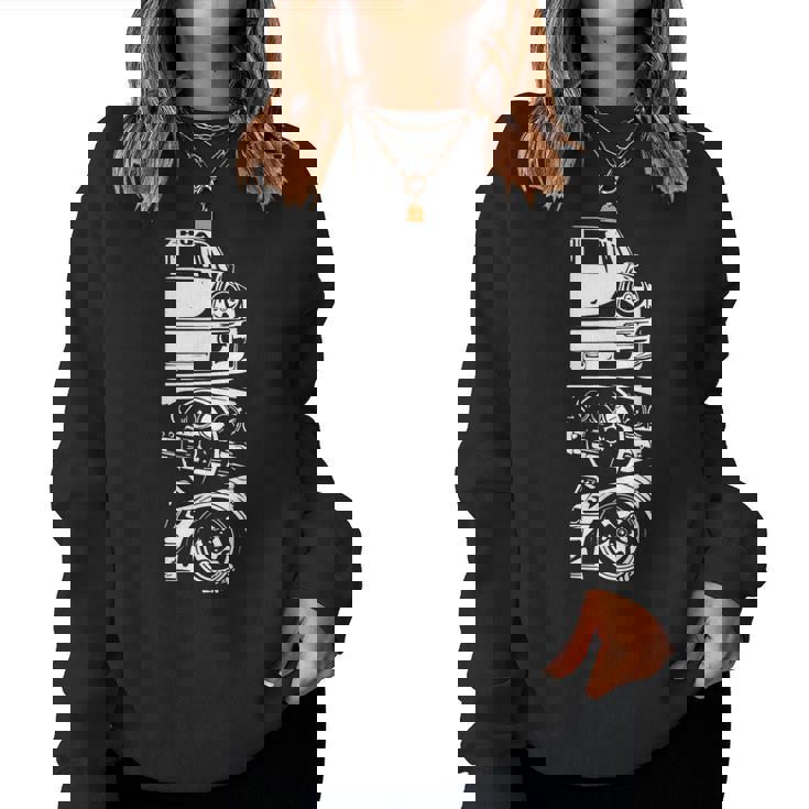 ヴィンテージ 日本製 自動車 カーレース ドライバー 楽しい 女性 男性 レディーススウェットシャツ