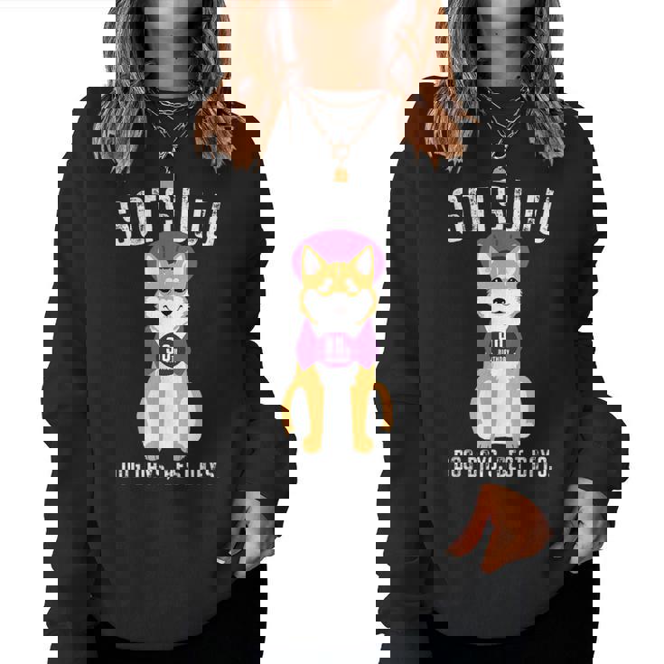 卒寿祝い 犬 柴犬 ちゃんちゃんこ 男性 女性 犬好き 90歳 Dog Days Best Days レディーススウェットシャツ