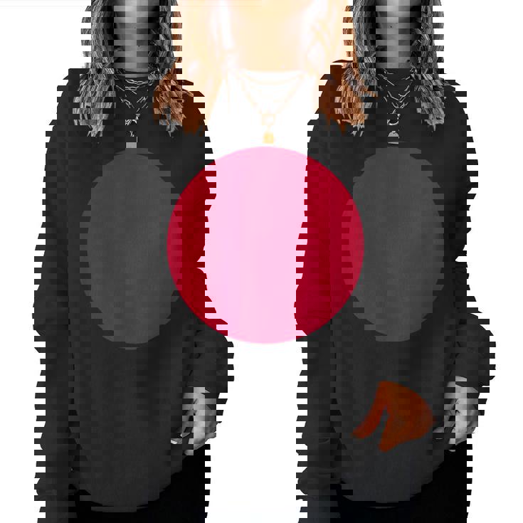 日の丸 Hinomaru 日本の国旗 レディーススウェットシャツ