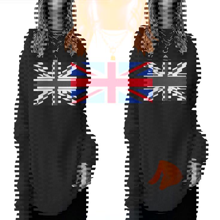 素晴 イギリス国旗 British Flag ユニオンジャック 旗 男性用、女性用 レディーススウェットシャツ