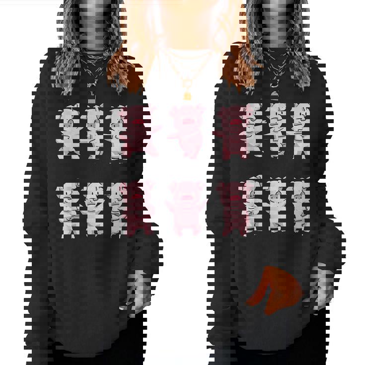 豚愛好家のための豚の贈り物女性豚シャツ女性男性子供豚 レディーススウェットシャツ