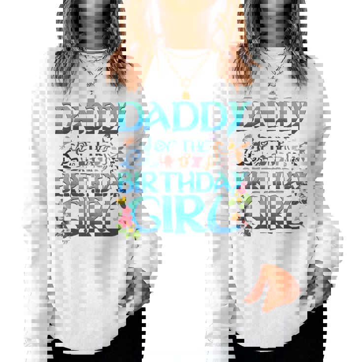 Daddy Of The Birthday Girl Matching Oceania Adventure Family Women Sweatshirt