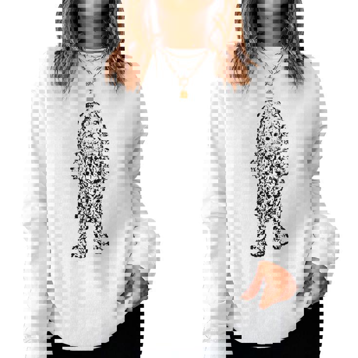 English Cockerpaniel Mom Dog Dadhow コッカースパニエル レディーススウェットシャツ