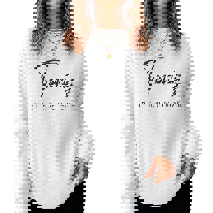 Frauenpower チューニング レディーススウェットシャツ