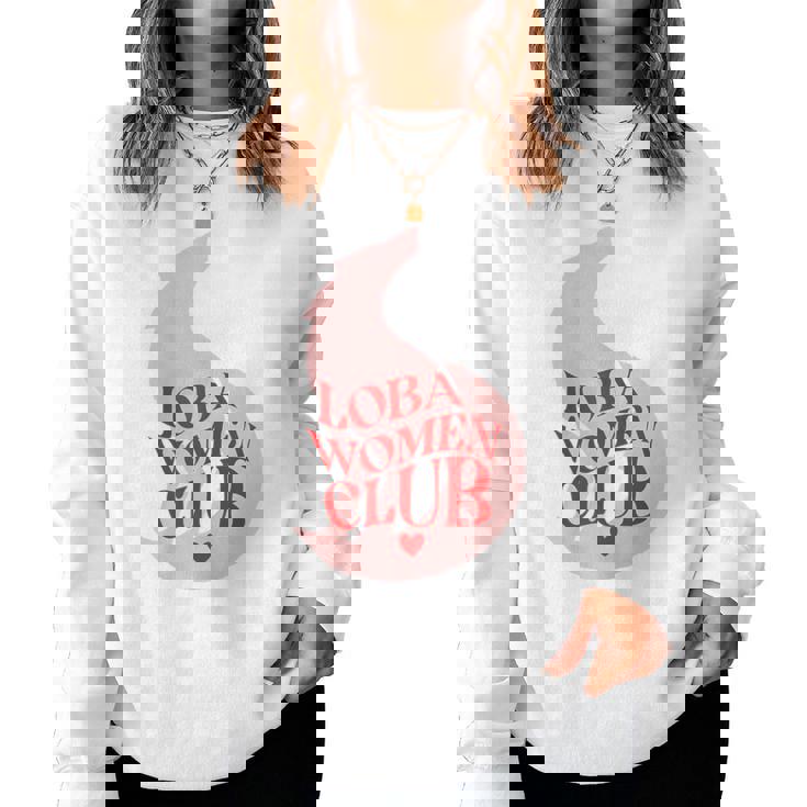 Loba Latina Fan Club Es Empoderadas Hispano Ella Lobo Sudadera Mujer