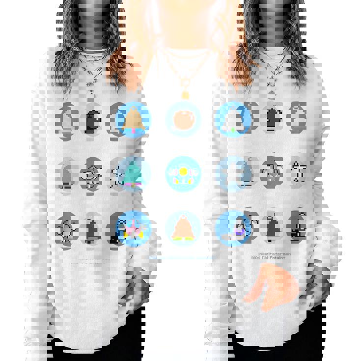 「Twin Bee」9 Circles レディーススウェットシャツ