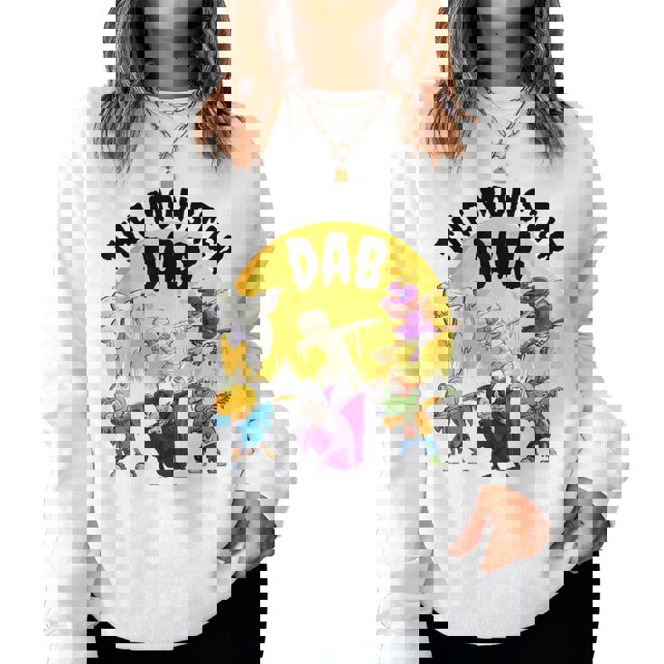 ハロウィン ダビングゾンビ 魔女と怪獣 男の子 女の子 キッズ レディーススウェットシャツ