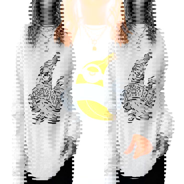 ミニオン Bad To The Banana レディーススウェットシャツ