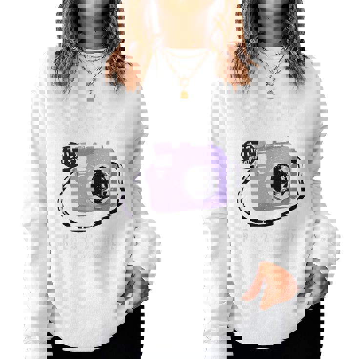 古希祝い 旅行好き 写真好き 撮影好き カメラ レトロ 父 母 男性 女性 70歳お祝い Ready To Travel レディーススウェットシャツ