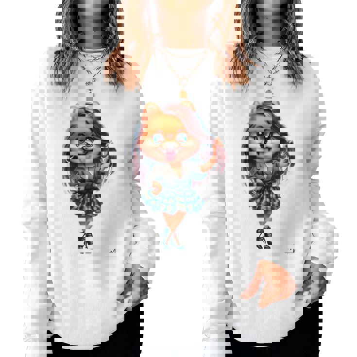 犬とペットへの愛をお祝いしましょう男性、女性、子供に。 レディーススウェットシャツ