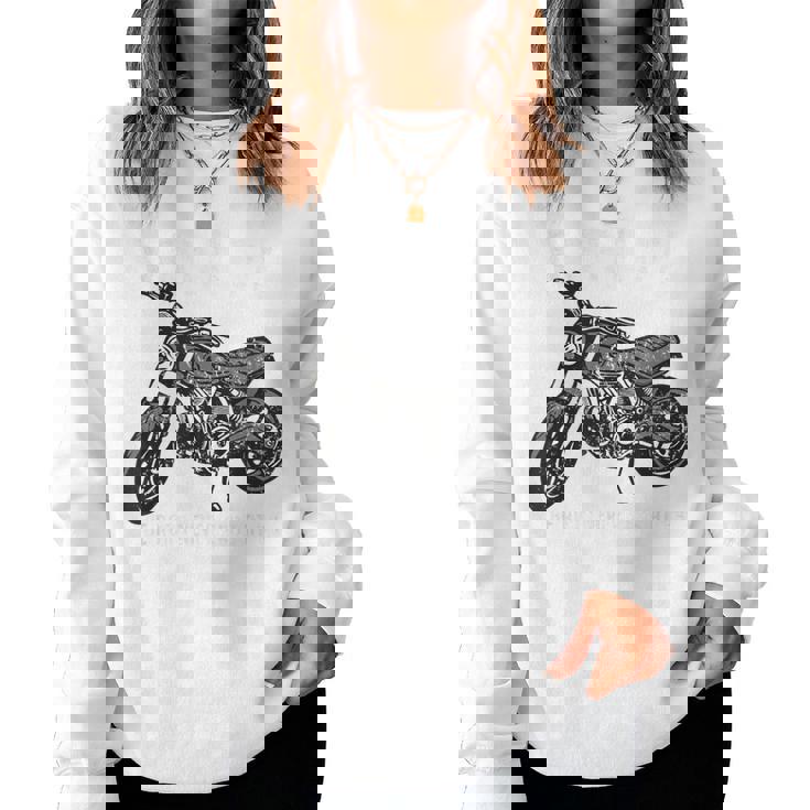 緑寿祝い バイク好き 車好き 父 男性 女性 クラシック 66歳 The Road Never Ends At 66 レディーススウェットシャツ