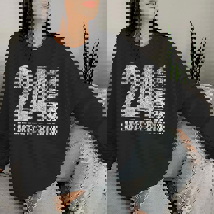 24歳 男性 ギフト 24歳 誕生日プレゼント 女性用 レディーススウェットシャツ 彼女への贈り物