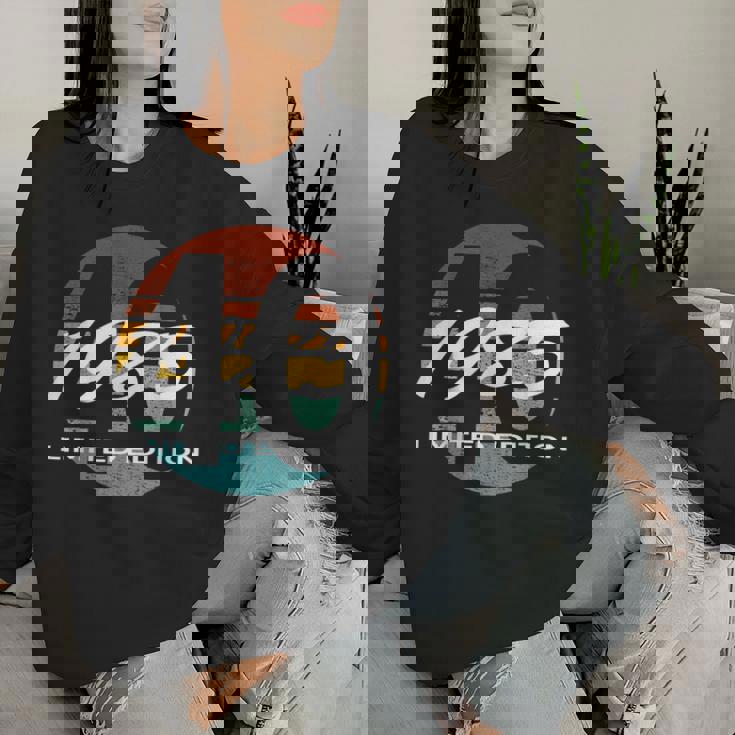 40歳の誕生日 男性 女性 40歳 1985年生まれ レディーススウェットシャツ 彼女への贈り物