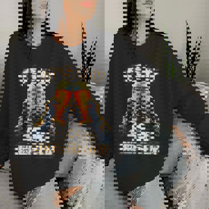 43歳の誕生日プレゼントのアイデアbeerthdayビール レディーススウェットシャツ 彼女への贈り物