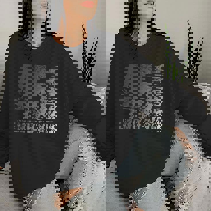 45歳 男性 ギフト 45歳の誕生日プレゼント 女性用 レディーススウェットシャツ 彼女への贈り物