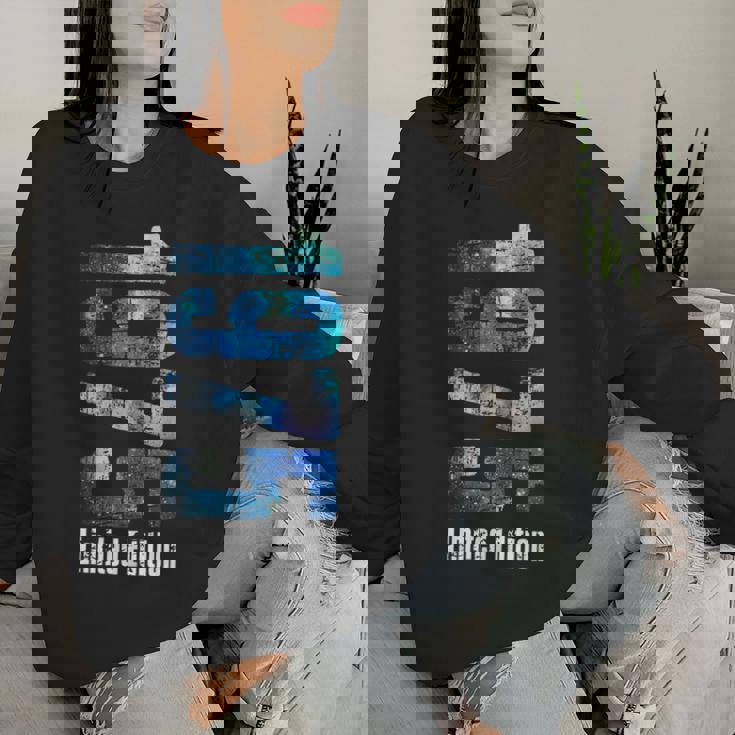 50歳の誕生日男性女性50歳限定版1975 レディーススウェットシャツ 彼女への贈り物