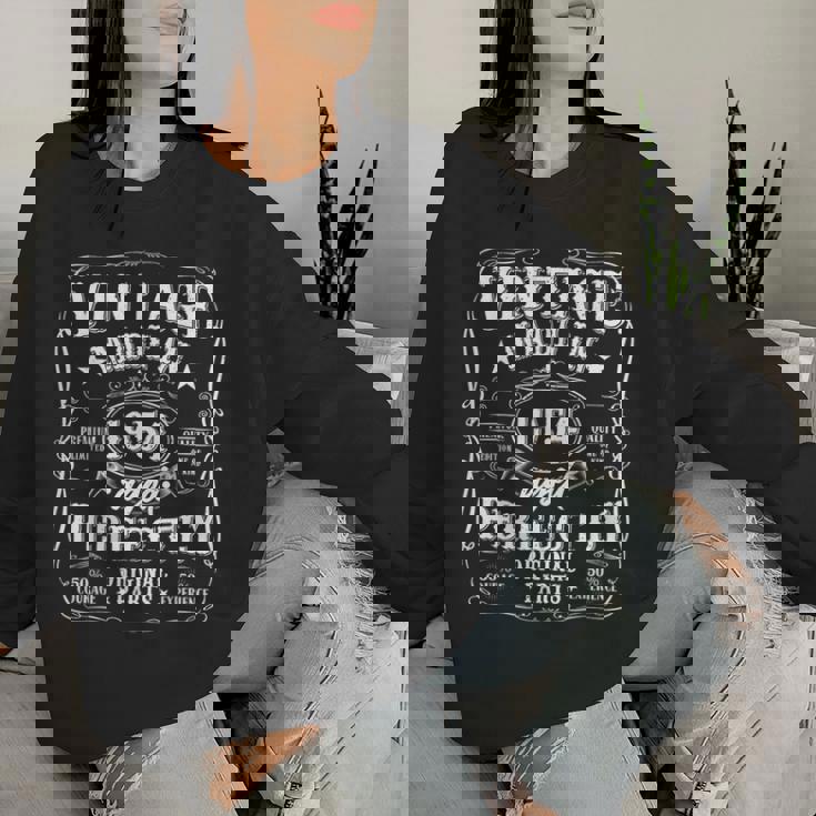 71歳の誕生日 男性 女性 71歳 1954年 装飾 おもしろギフト レディーススウェットシャツ 彼女への贈り物