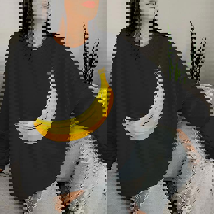 Bananaeganegetarian Merch レディーススウェットシャツ 彼女への贈り物