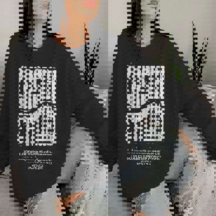 Christian And Tattooed Women Sweatshirt Gifts for Her