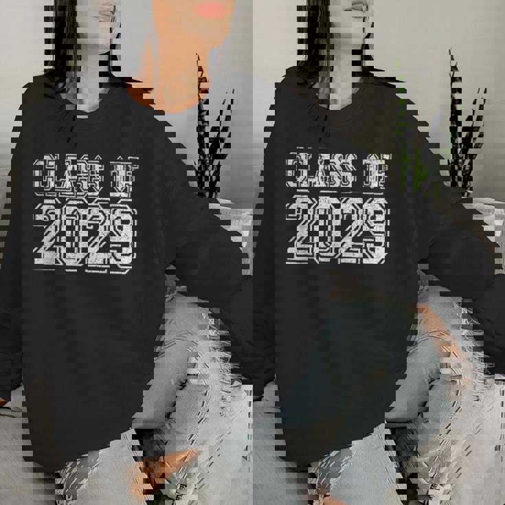 Class Of 2029 Graduate For Graduation レディーススウェットシャツ 彼女への贈り物