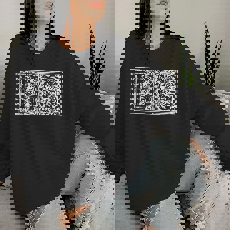 Dg Initials D G Nameurname Onomastics Onomatology レディーススウェットシャツ 彼女への贈り物