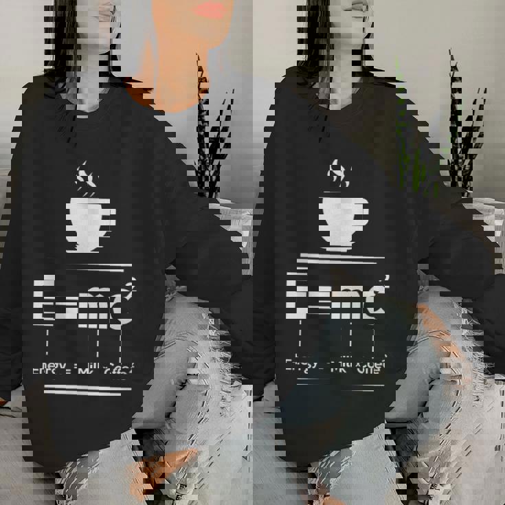 EMc2 Means Energy Milk X Coffee2 レディーススウェットシャツ 彼女への贈り物
