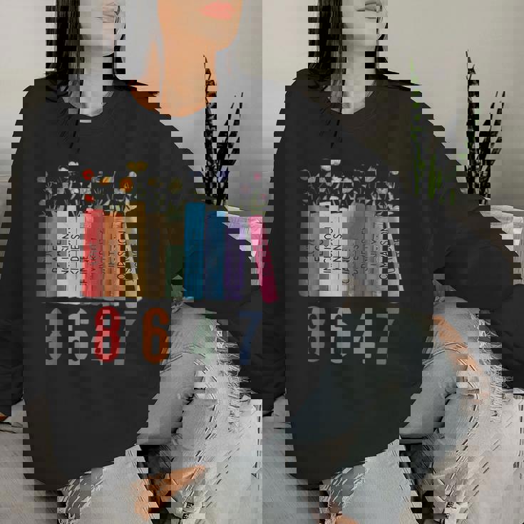 Equal Rights Book Flower 8647 Trump Feminist Rights Women Sweatshirt Gifts for Her Equal Rights Book Flower 8647 Trump Feminist Rights Women Sweatshirt Gifts for Her